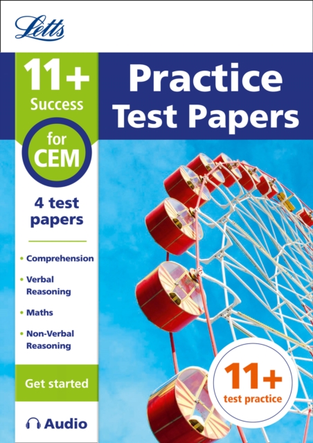 11+ Practice Test Papers (Get started) for the CEM tests inc. Audio Download, Paperback / softback Book