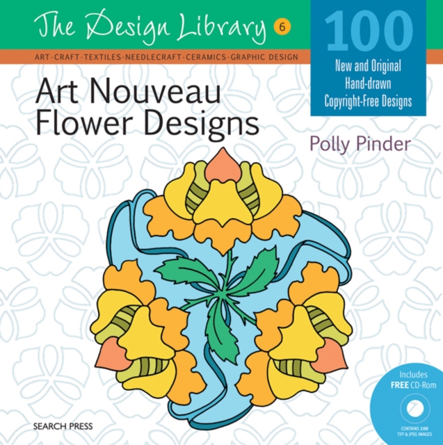 Design Library: Art Nouveau Flower Designs (DL06), Paperback / softback Book