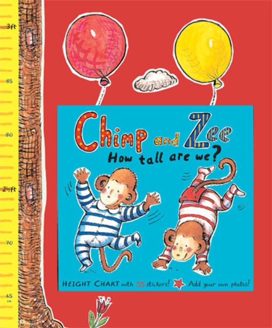Chimp and Zee: How Tall are We? : Photo Height Chart, General merchandise Book