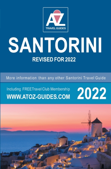 A to Z guide to Santorini 2022, Paperback / softback Book