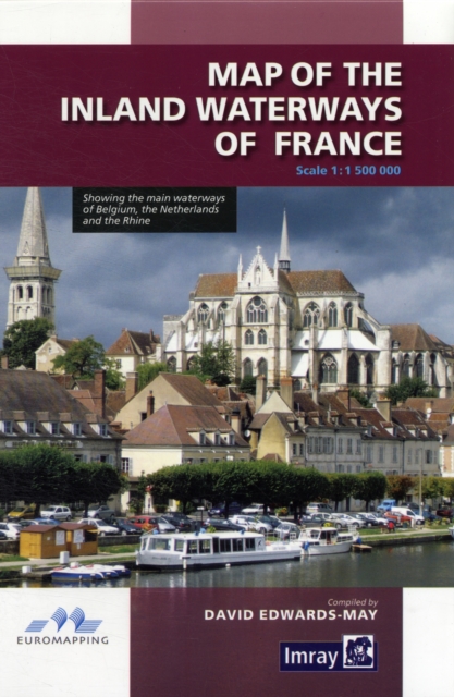 Map Inland Waterways of France, Sheet map, folded Book