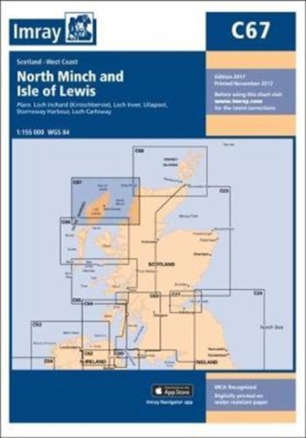 Imray Chart C67 : North Minch and Isle of Lewis, Sheet map, folded Book