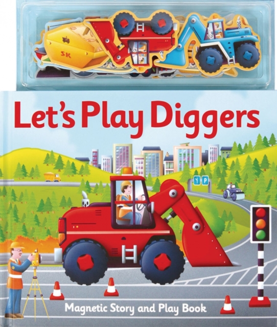 Magnetic Let's Play Diggers, Novelty book Book