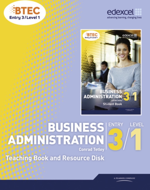BTEC Entry 3/Level 1 Business Administration Teaching Book and Resource Disk, Mixed media product Book