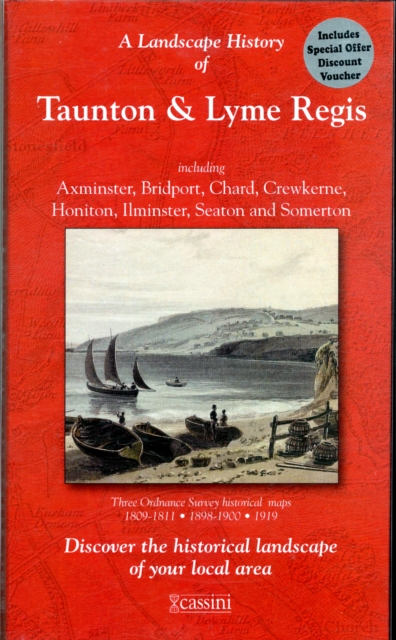 A Landscape History of Taunton & Lyme Regis (1809-1919) - LH3-193 : Three Historical Ordnance Survey Maps, Sheet map, folded Book