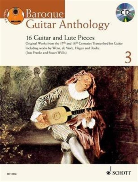Baroque Guitar Anthology + CD : 16 Guitar and Lute Pieces, Mixed media product Book