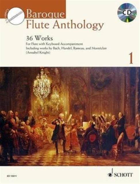 Baroque Flute Anthology + CD : 36 Works for Flute and Piano, Mixed media product Book