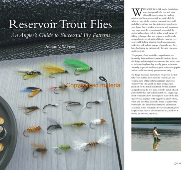Reservoir Trout Flies : An Angler's Guide to Successful Fly Patterns, Hardback Book