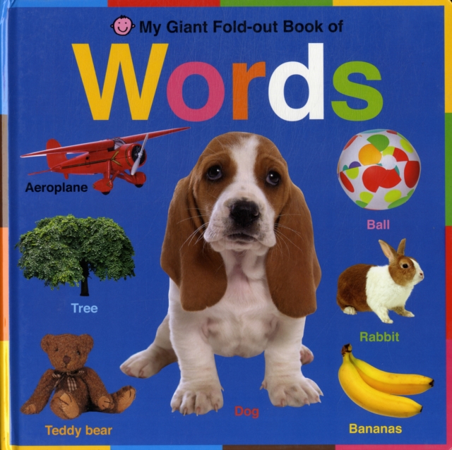 Words : My Giant Fold out Book, Board book Book