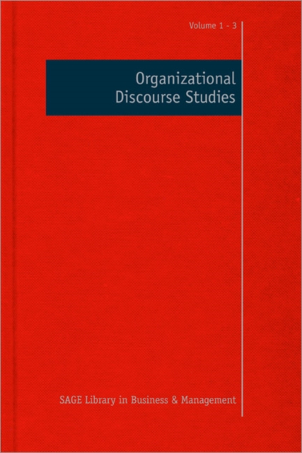 Organizational Discourse Studies, Multiple-component retail product Book