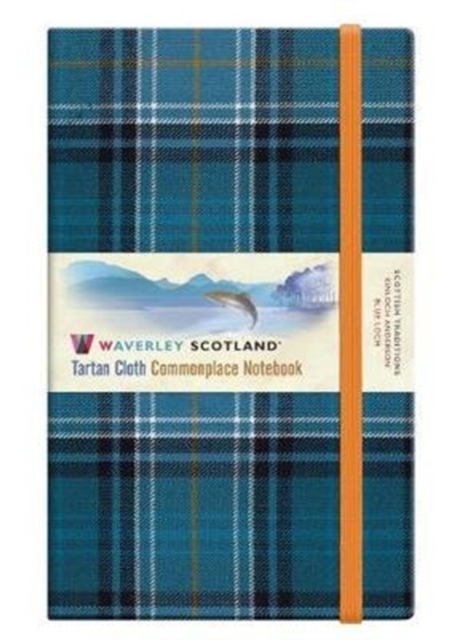 Blue Loch Waverley Tartan Notebook/Journal: Large: 21 x 13cm, Hardback Book