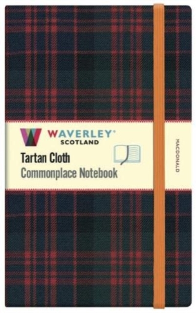 Waverley Commonplace Notebooks: MacDonald Tartan Cloth Large Notebook (21 x 13cm), Hardback Book