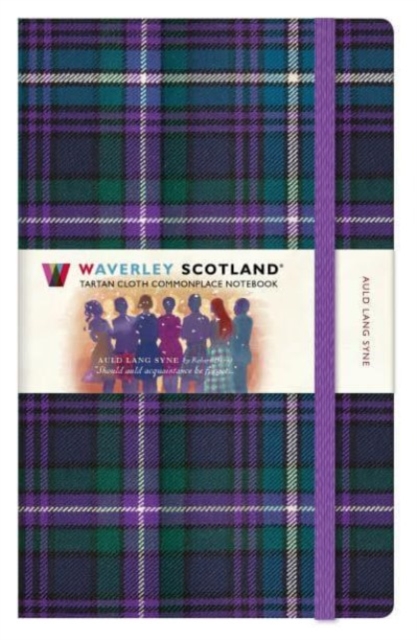 Waverley Scotland Tartan Notebook: Auld Lang Syne Tartan Large Notebook 21cm x 13cm, Hardback Book
