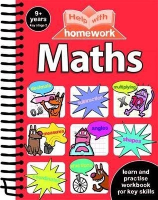 Help with Homework 9+ Maths Spiral, Spiral bound Book