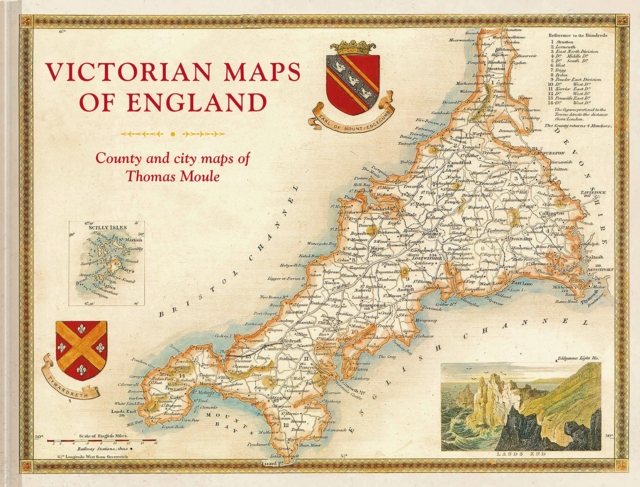 Victorian Maps of England : The county and city maps of Thomas Moule, Hardback Book