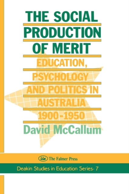 The Social Production Of Merit, Hardback Book