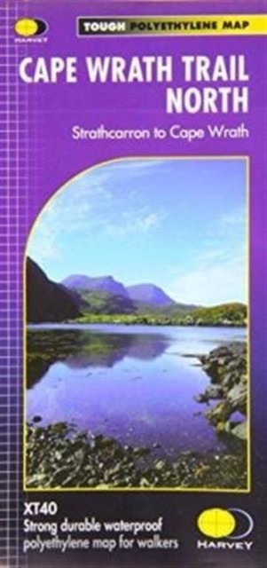 Cape Wrath Trail North : Strathcarron to Cape Wrath, Sheet map, folded Book