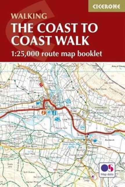 The Coast to Coast Map Booklet : 1:25,000 OS Route Map Booklet, Paperback / softback Book