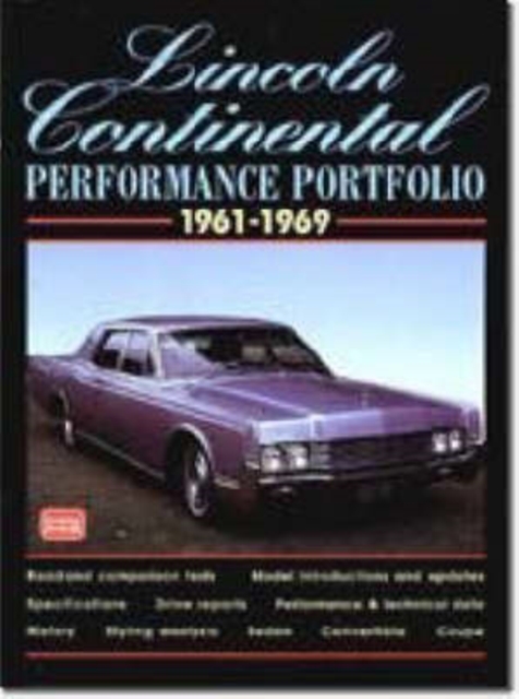 Lincoln Continental Performance Portfolio, 1961-1969, Paperback / softback Book