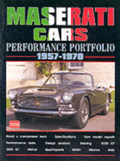 Maserati Cars Performance Portfolio 1957-70, Paperback / softback Book