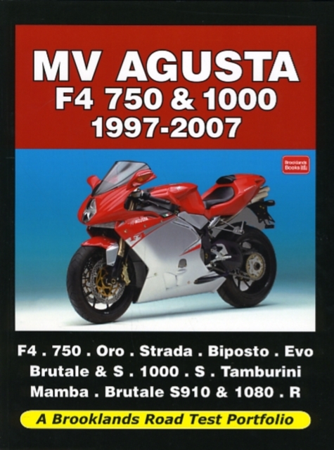 MV Agusta F4 750 and 1000 1997-2007 Road Test Portfolio, Paperback / softback Book