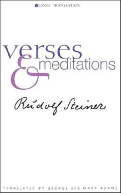 Verses and Meditations, Paperback / softback Book
