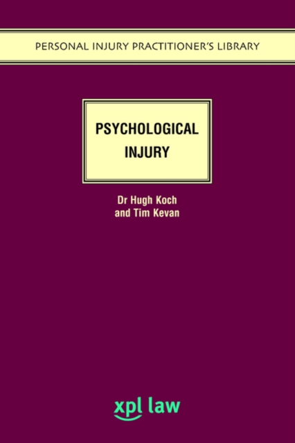 Psychological Injury, Paperback / softback Book
