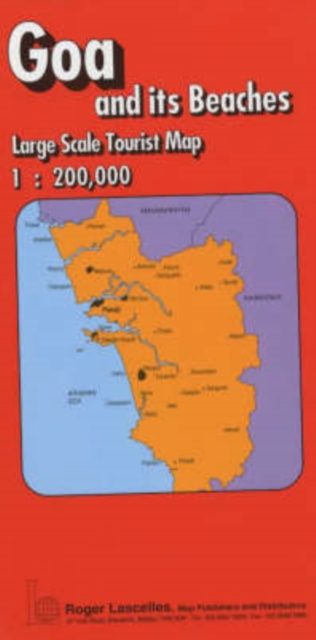 Goa and Its Beaches : Tourist Map, Sheet map, folded Book