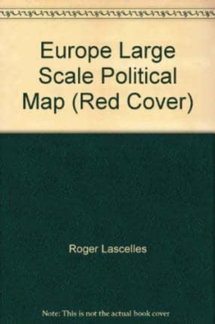 Europe Large Scale Political Map, Sheet map, folded Book