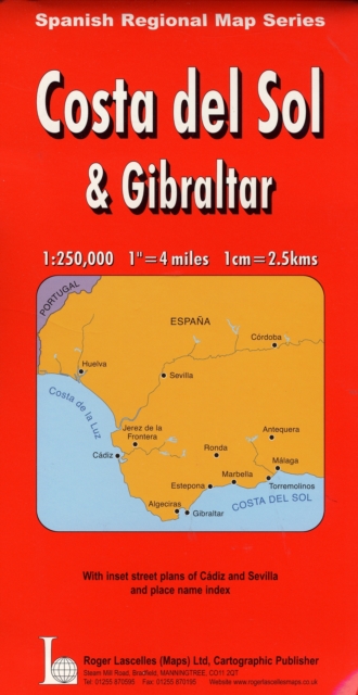 Costa Del Sol : With Gibraltar, Sheet map, folded Book