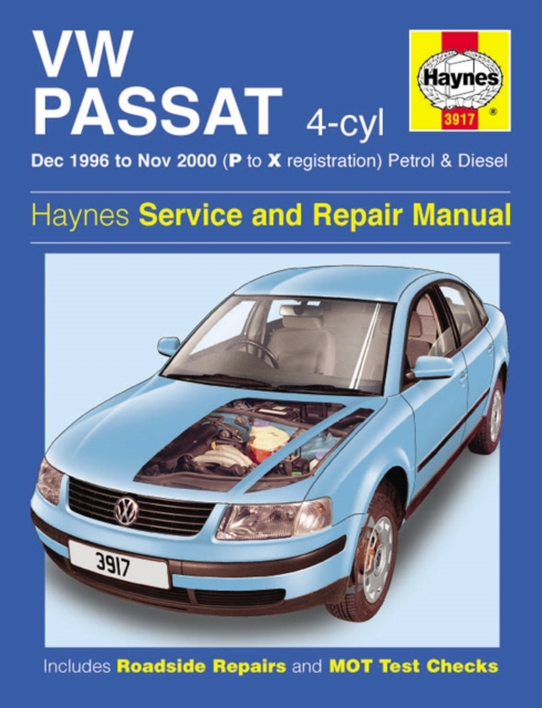 VW Passat 4-Cyl Petrol & Diesel (Dec 96 - Nov 00) P To X, Hardback Book