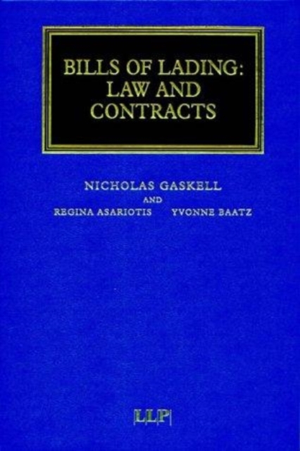 Bills of Lading : Law and Contracts, Hardback Book