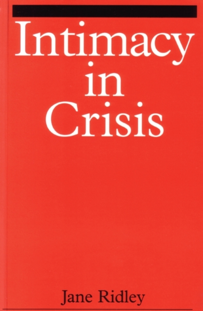 Intimacy in Crisis, Paperback / softback Book