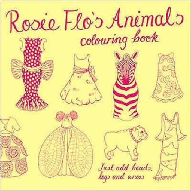 Rosie Flo's Animals Colouring Book - yellow, Paperback / softback Book