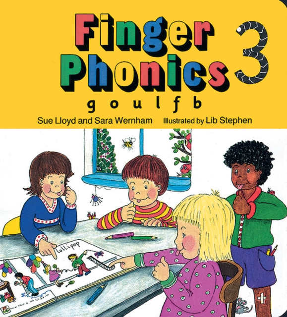 Finger Phonics book 3 : in Precursive Letters (British English edition), Board book Book