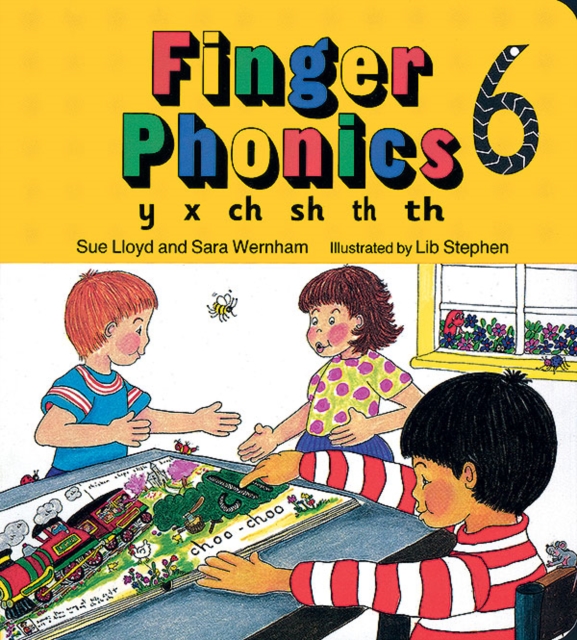 Finger Phonics book 6 : in Precursive Letters (British English edition), Board book Book