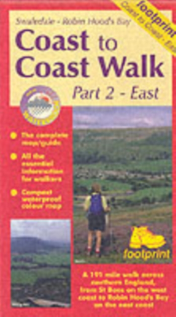 Coast to Coast Walk : Map and Guide East, Sheet map, folded Book