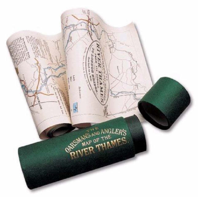 The Oarsman's and Angler's Map of the River Thames 1893 : From Its Source to London Bridge, Sheet map, rolled Book