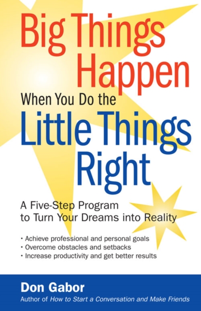 Big Things Happen When You Do the Little Things Right, EPUB eBook