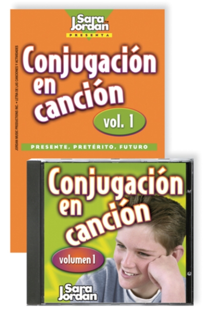 Conjugacion en cancion, Volume 1 : Presente, Preterito, Futuro, Mixed media product Book