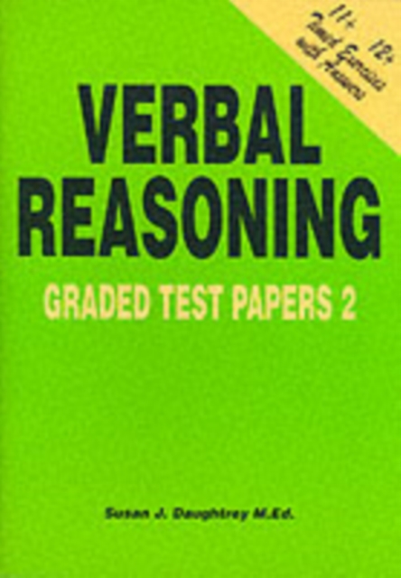 Verbal Reasoning : Graded Test Papers No. 2, Paperback / softback Book
