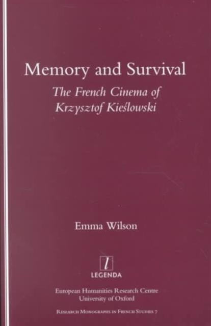 Memory and Survival the French Cinema of Krzysztof Kieslowski, Paperback / softback Book