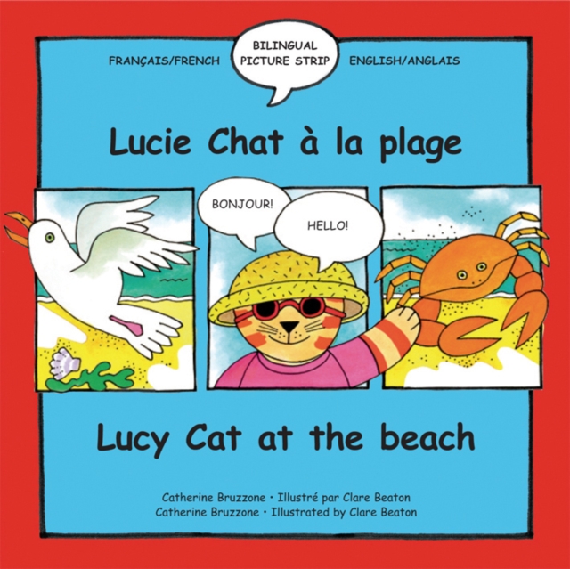 Lucy Cat at the Beach/Lucie Chat a la plage, Paperback / softback Book