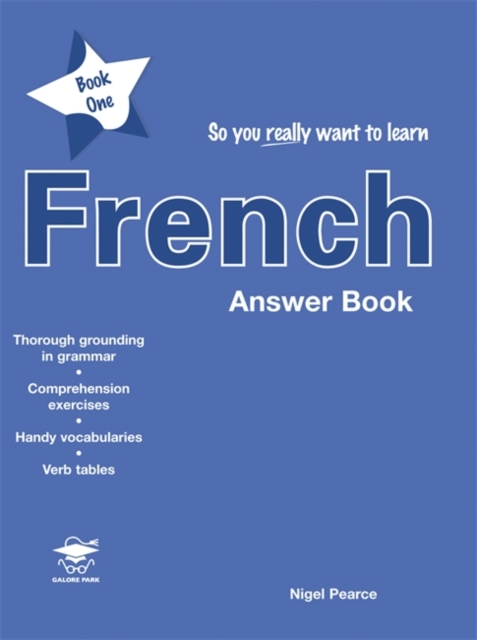 So You Really Want to Learn French Book 1 Answer Book, Paperback Book