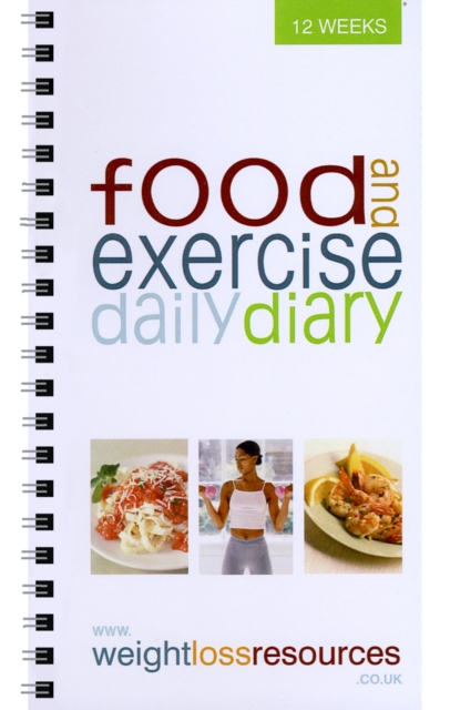 Food and Exercise Daily Diary, Spiral bound Book