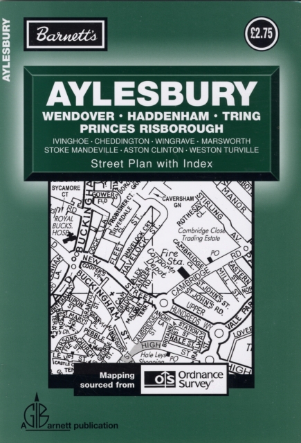 Aylesbury Street Plan, Sheet map, folded Book