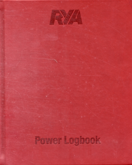RYA Power Logbook, Hardback Book