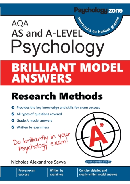 AQA Psychology BRILLIANT MODEL ANSWERS : Research Methods: Research Methods: AS and A-level, Paperback / softback Book