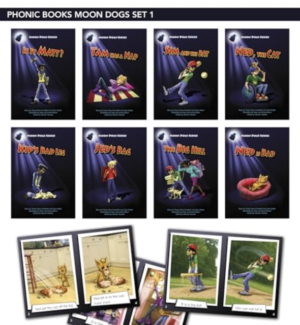 Phonic Books Moon Dogs Set 1 : Sounds of the alphabet, Multiple-component retail product, slip-cased Book