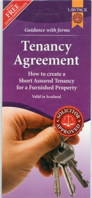 Furnished Tenancy Agreement Form Pack (Scotland), Mixed media product Book